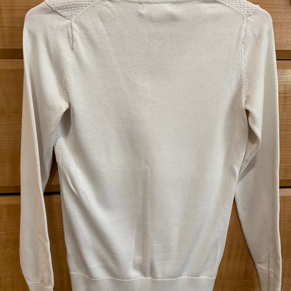 Banana republic cream scoop neck textured sweater XS - Picture 4 of 4